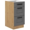 Szafka dolna 3 szuflady 40 D 3S PREMIUM BOX